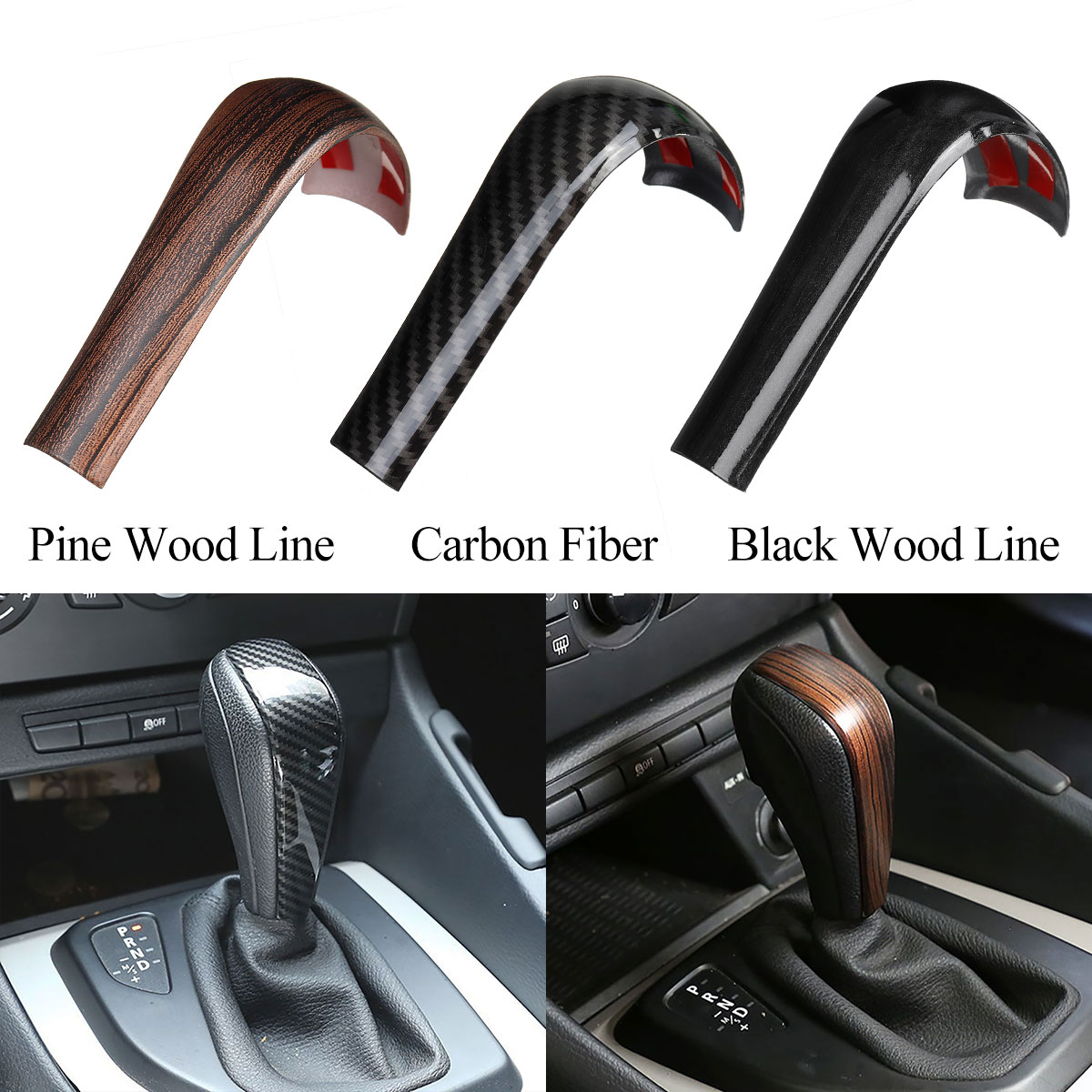 Car-Gear-Shift-Handle-Cover-Trim-For-BMW-5-series-E60-X3-E83-6-series-E63-X5-E53-1724722