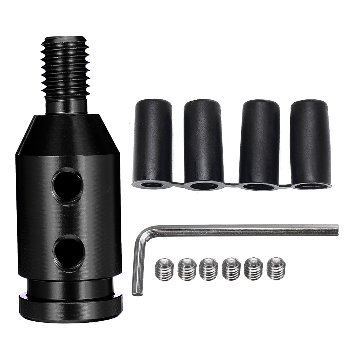 Car-Manual-Mini-Gear-Shift-Knob-Boot-Adapter-For-M10-x-15-Thread-1574816