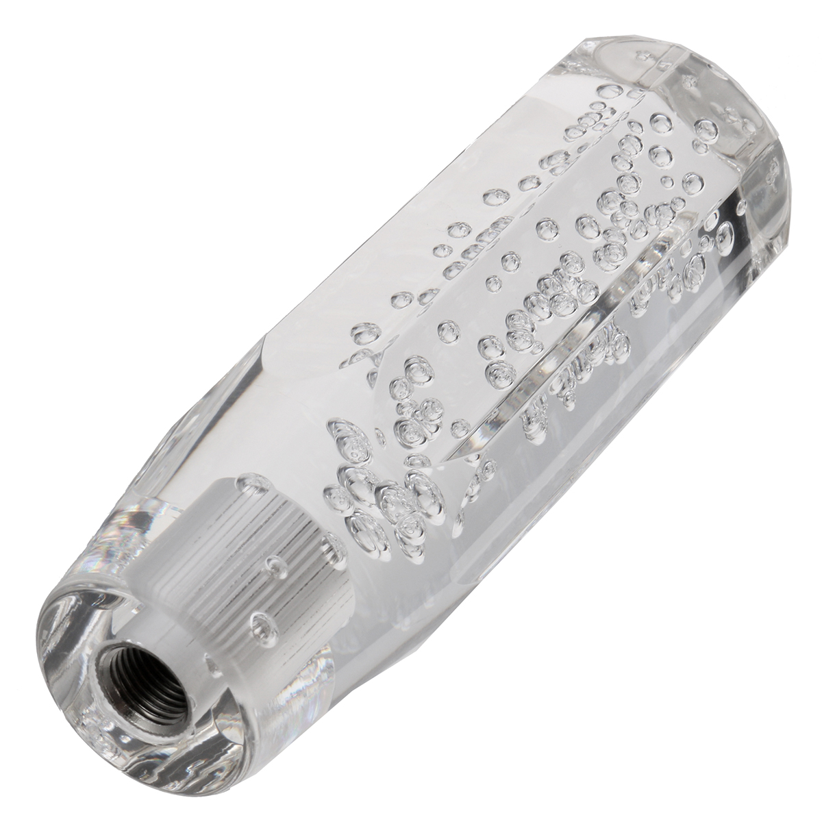Car-Universal-Octagon-Crystal-150mm-Manual-Bubble-Gear-Stick-Shifter-Shift-Knob-1169708