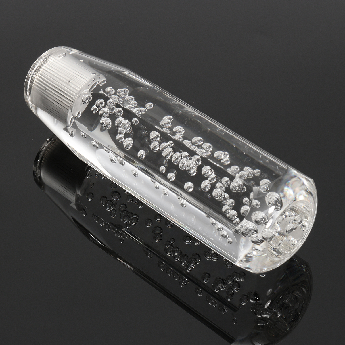 Car-Universal-Octagon-Crystal-150mm-Manual-Bubble-Gear-Stick-Shifter-Shift-Knob-1169708