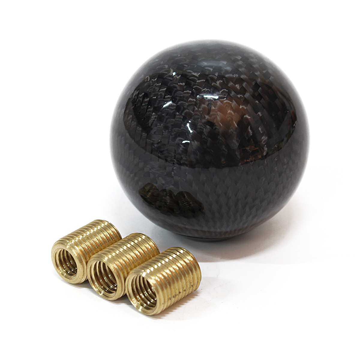 Carbon-Fiber-5-6-Speed-MT-Fit-Manual-Transmission-Gear-Shift-Knob-Shifter-Black-1063549