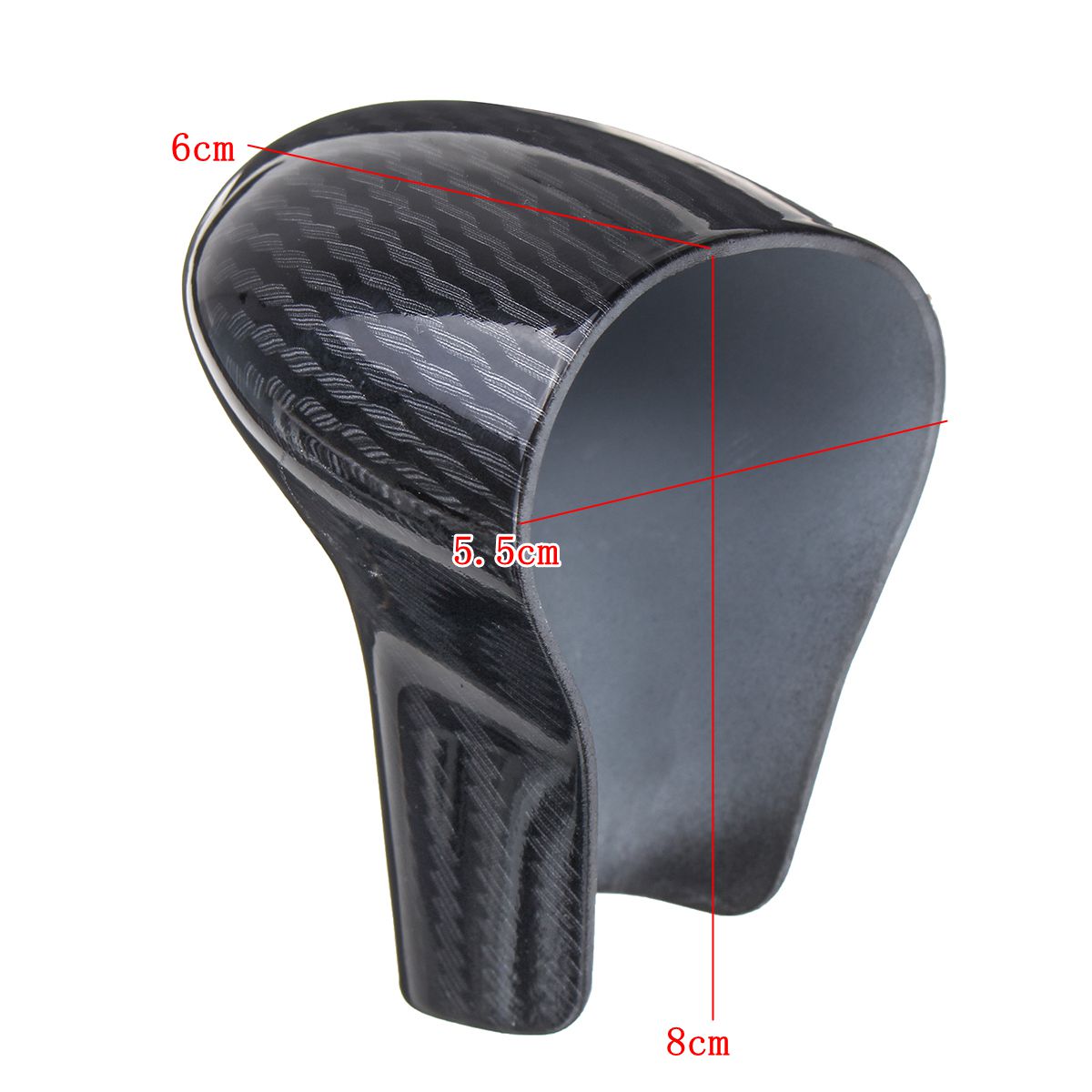 Carbon-Fiber-Look-Gear-Shift-Knob-Head-Cover-Cap-For-Audi-S6-S7-A4-A5-A6-A7-Q5-Q7-1664328