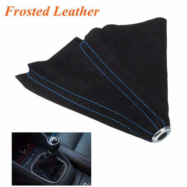 Frosted-Leather-Gear-Shift-Knob-Boot-Car-Gear-Head-Dust-Cover-Universal-1091434