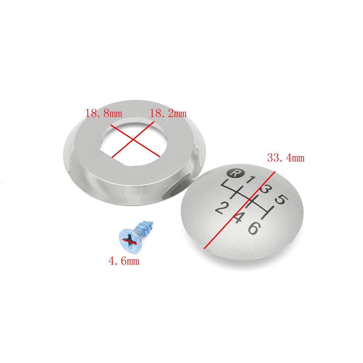 Gear-Shift-Knob-Chrome-Cap-Top-For-TOYOTA-AURIS-2008-2009-1390204
