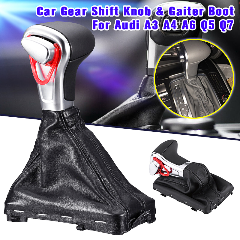 Gear-Shift-Knob-with-PU-Leather-Gaiter-Boot-Cover-For-Audi-A4-A6-Q5-Q7-Left-hand-Drive-1574741