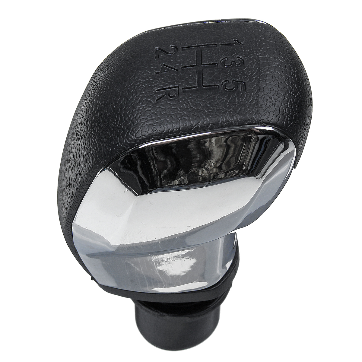 MT-5-Speed-Gear-Shift-Knob-Gloss-Chrome-For-Peugeot-307-301-206-207-408-308-Citroen-C-Quatre-1587070
