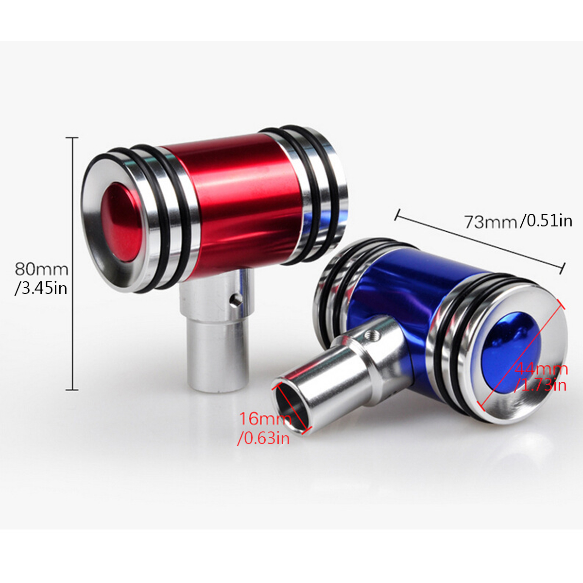 Manual-Car-Auto-Gear-Stick-Shift-Knob-Shifter-Lever-Black-Universal-Aluminum-1784697