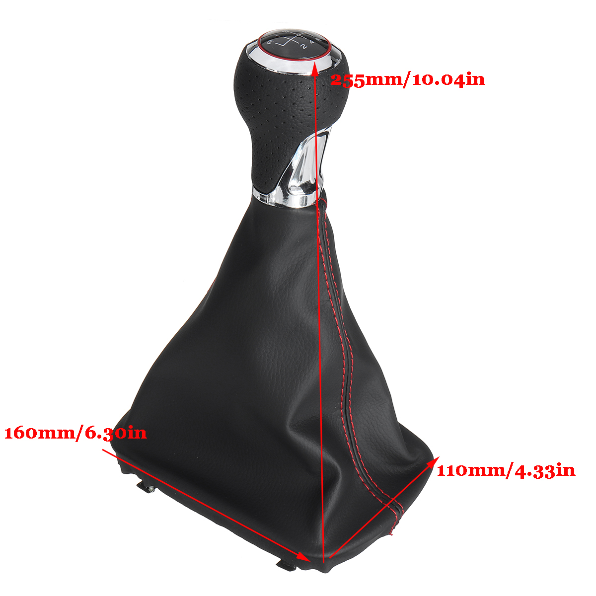 PU-Leather-6-Speed-Shifter-Gear-Shift-Knob-with-Boot-Cover-Handle-For-Audi-A3-S3-8p-A4-S4-Q5-1688332