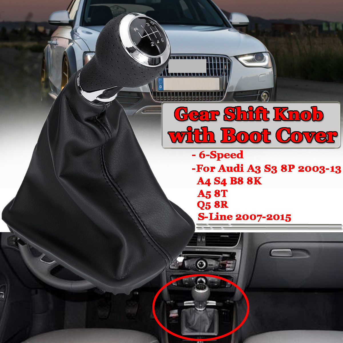 PU-Leather-6-Speed-Shifter-Gear-Shift-Knob-with-Boot-Cover-Handle-For-Audi-A3-S3-8p-A4-S4-Q5-1688338