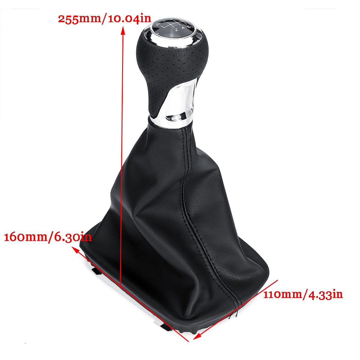 PU-Leather-6-Speed-Shifter-Gear-Shift-Knob-with-Boot-Cover-Handle-For-Audi-A3-S3-8p-A4-S4-Q5-1688338