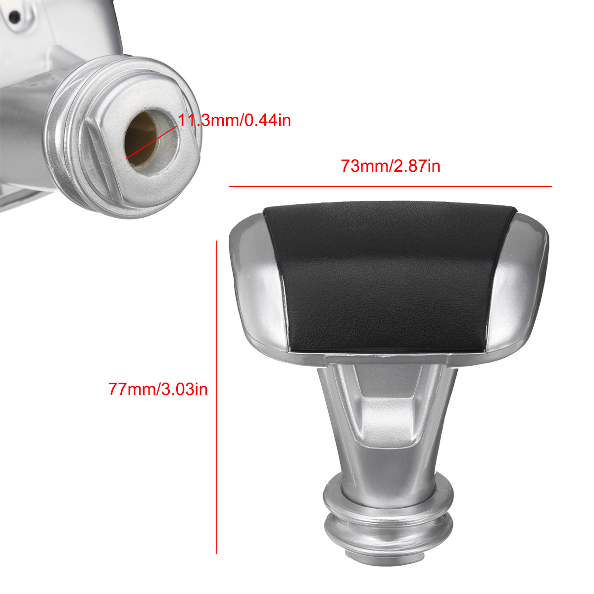 PU-Leather-Gear-Shift-Knob-For-Merceds-Benz-W204-W203-W211-W212-W209-R171-1384472