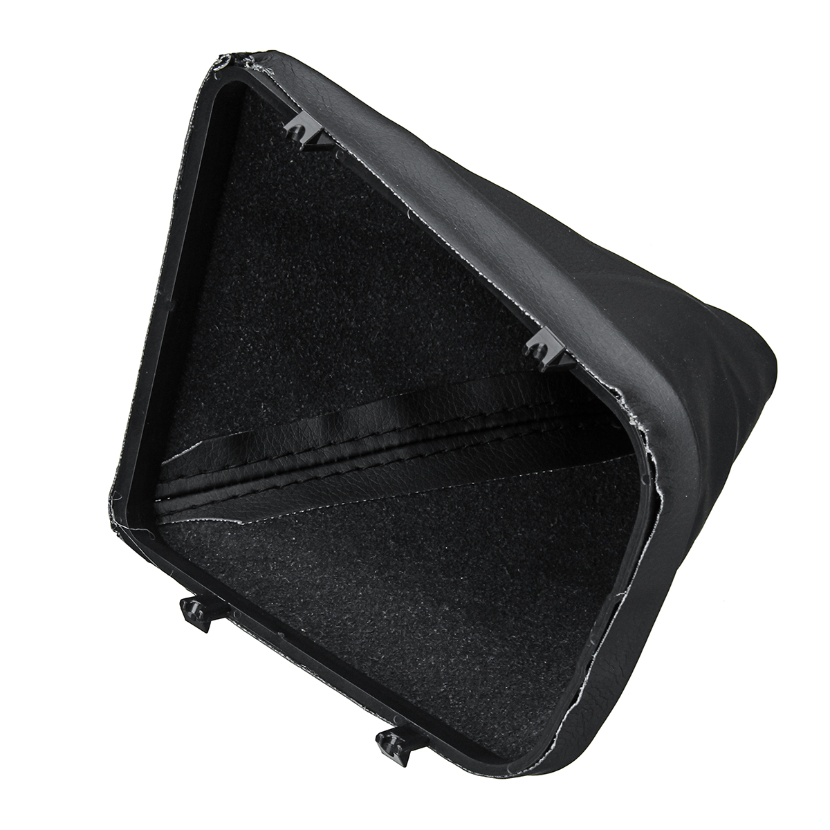 PU-Leather-Gear-Stick-Shift-Knob-Cover-Gaiter-Boot-Sleeve-Black-For-BMW-3-Series-E46-1602206