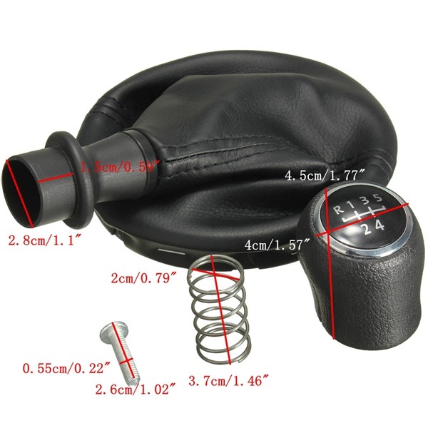 Rubber-Gear-Shift-Knob-Gator-For-VW-Volkswagen-Transporter-1000153