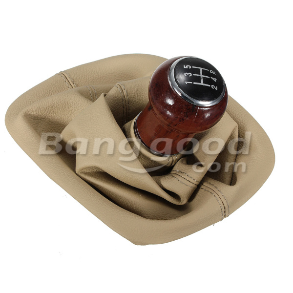 Speed-Gear-Wooden-Shift-Knob-Gaitor-Boot-for-98-04-VW-Passat-B5-B55-68196