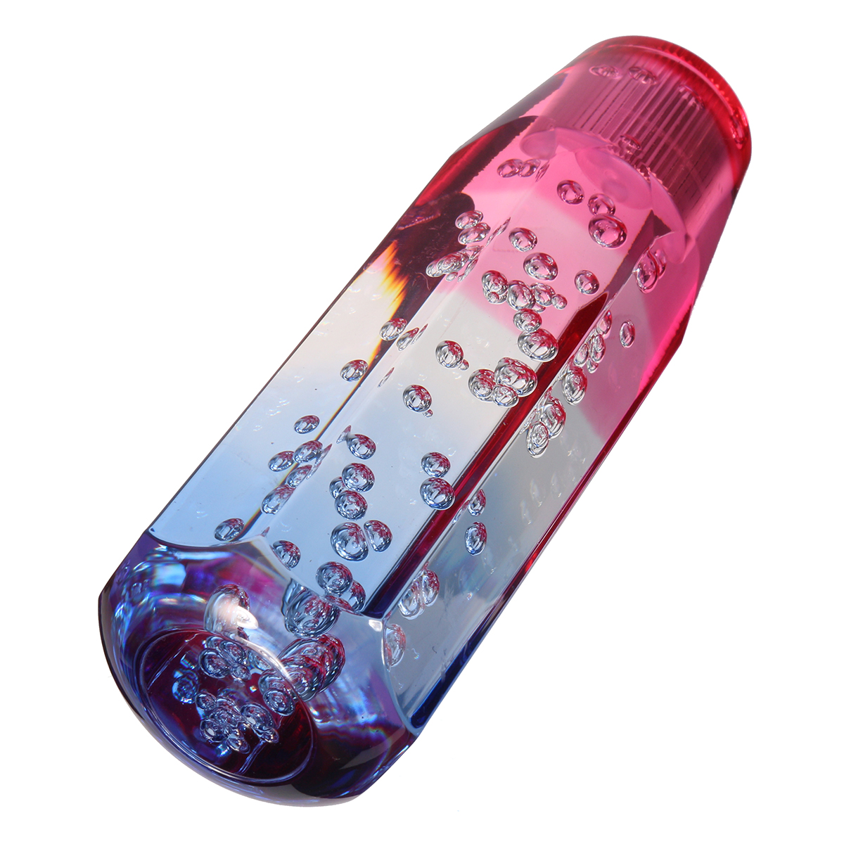 Universal-15cm-Bubble-Styling-Crystal-Manual-Gear-Knob-Shifter-Red-White-Blue-1166086