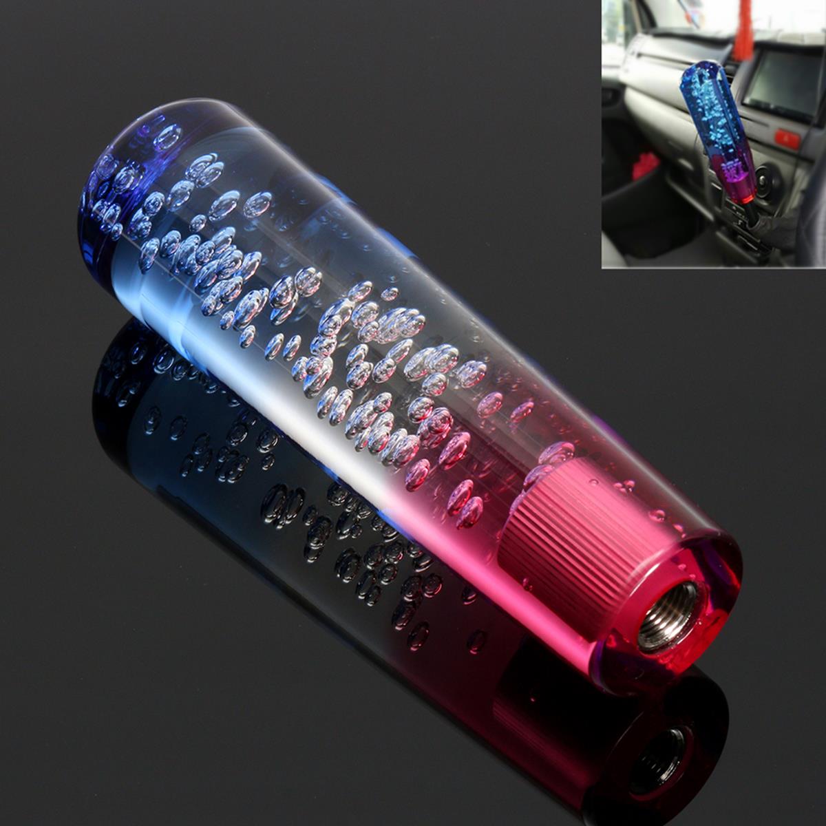 Universal-15cm-Bubble-Styling-Manual-Shift-Gear-Knob-Colorful-Red-White-Blue-1166077