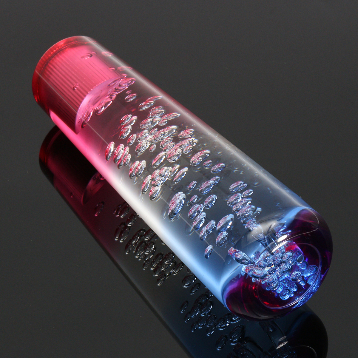 Universal-15cm-Bubble-Styling-Manual-Shift-Gear-Knob-Colorful-Red-White-Blue-1166077