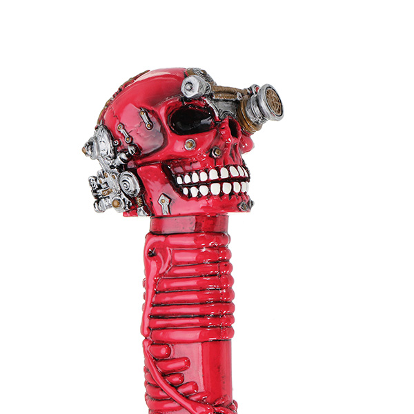 Universal-25CM-One-eyed-Skull-and-Skeleton-Head-Long-Car-Manual-Gear-Shift-Stick-Lever-1238183