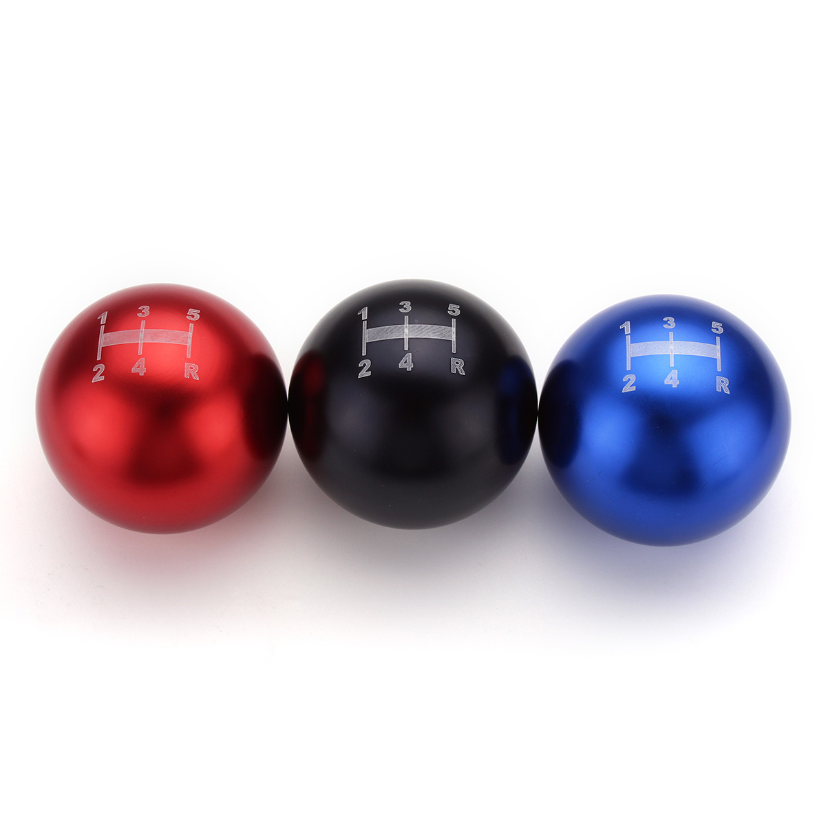 Universal-5-Speed-Aluminum-Round-Ball-Racing-Car-Manual-Gear-Shift-Shifter-Knob-1228501