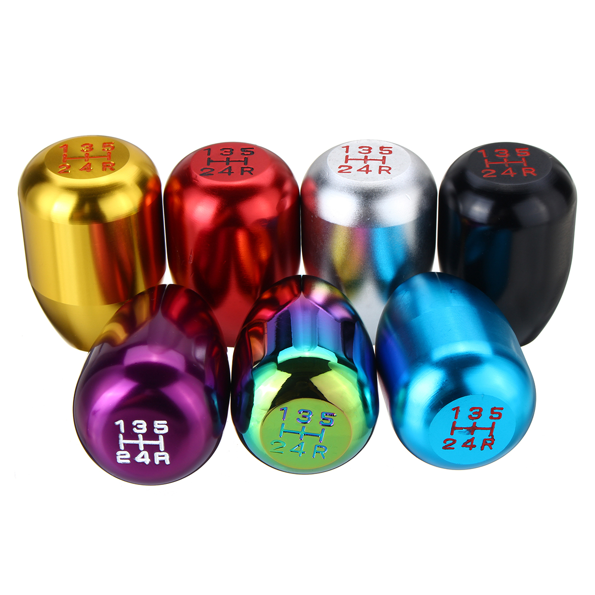 Universal-5-Speed-Car-Gear-Stick-Shift-Knob-Shifter-Lever-Round-Ball-Aluminium-Alloy-M10x15-7-Colors-1425636