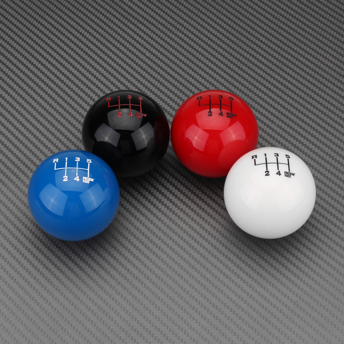 Universal-6-Speed-Round-Ball-Gear-Shift-Knob-Short-Throw-Shifter-Lever-1427589