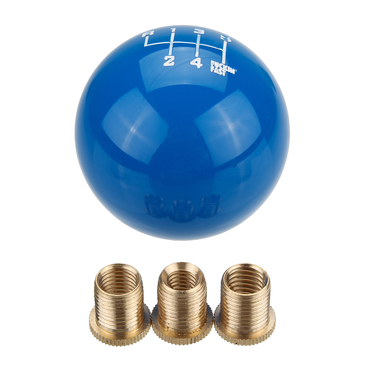 Universal-6-Speed-Round-Ball-Gear-Shift-Knob-Short-Throw-Shifter-Lever-1427589