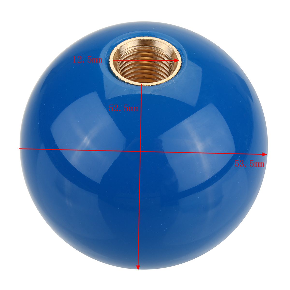 Universal-6-Speed-Round-Ball-Gear-Shift-Knob-Short-Throw-Shifter-Lever-1427589