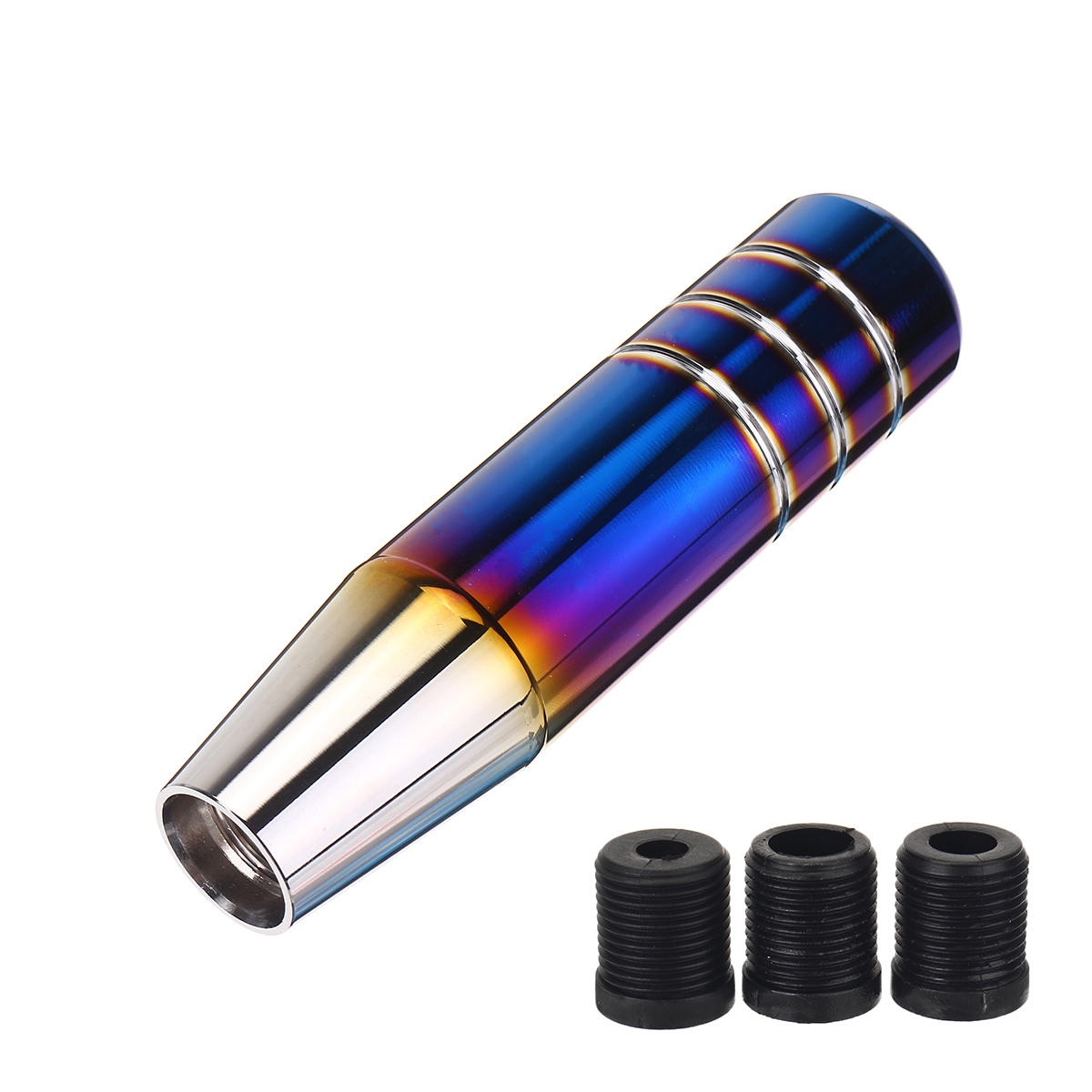 Universal-Aluminum-Alloy-Car-Manual-Gear-Shift-Knob-Shifter-Handle-Lever-Stick-13cm-with-3-Adapters-1710467