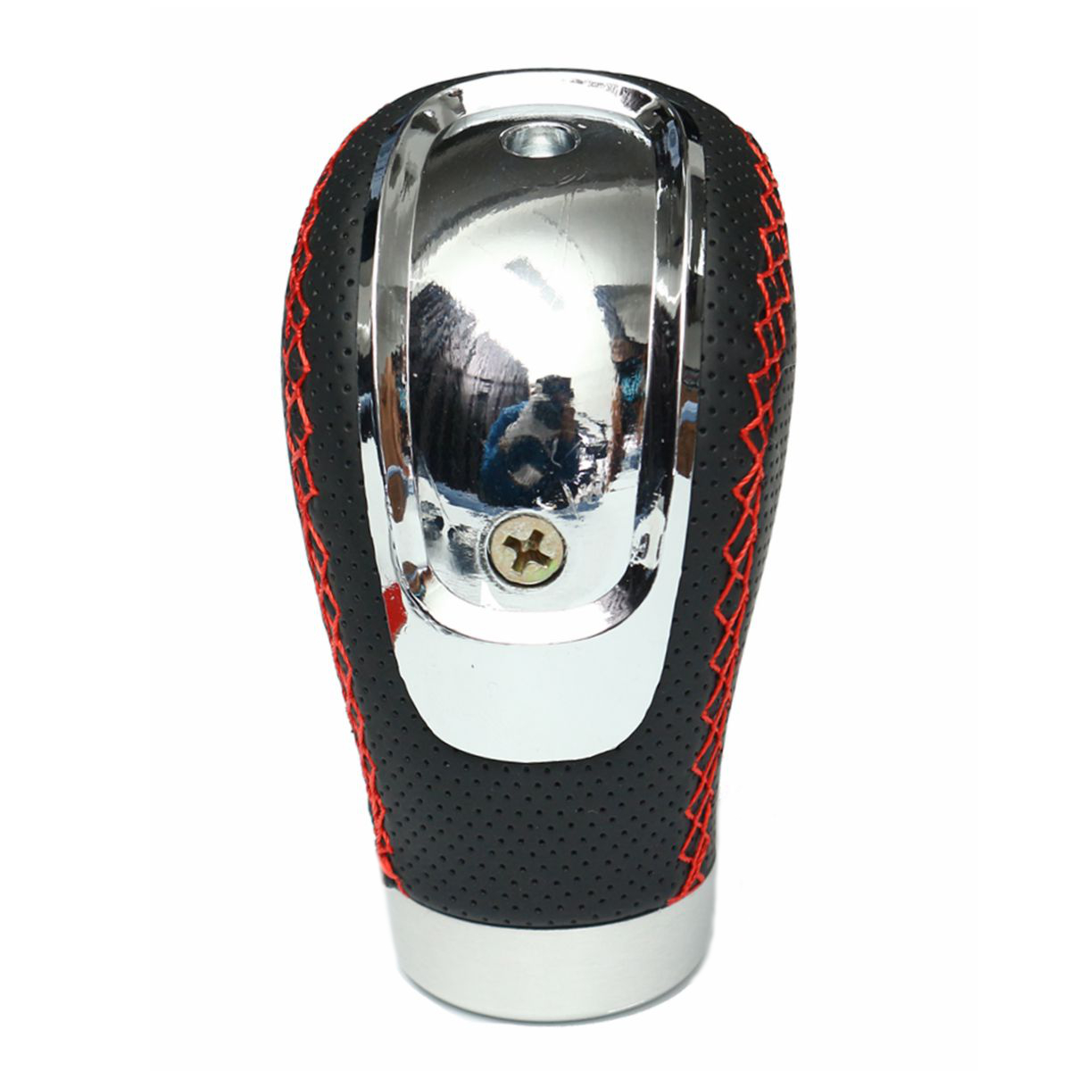 Universal-Black-PU-Leather-Manual-Car-Gear-Shift-Knob-Shifter-Lever-Handle-Stick-1341881