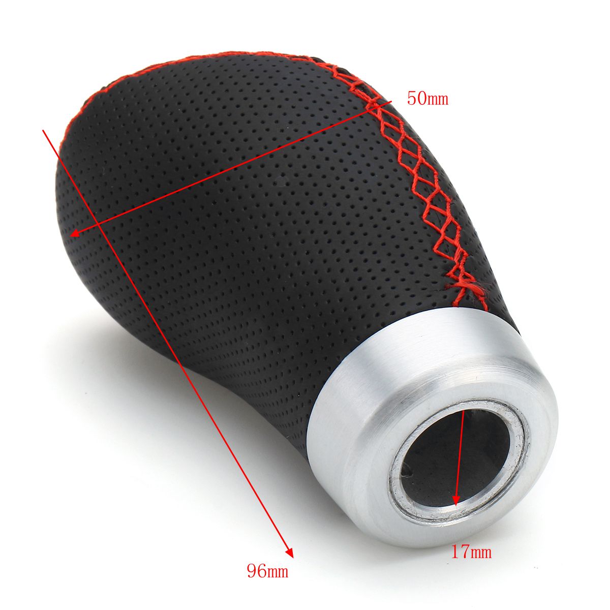 Universal-Black-PU-Leather-Manual-Car-Gear-Shift-Knob-Shifter-Lever-Handle-Stick-1341881