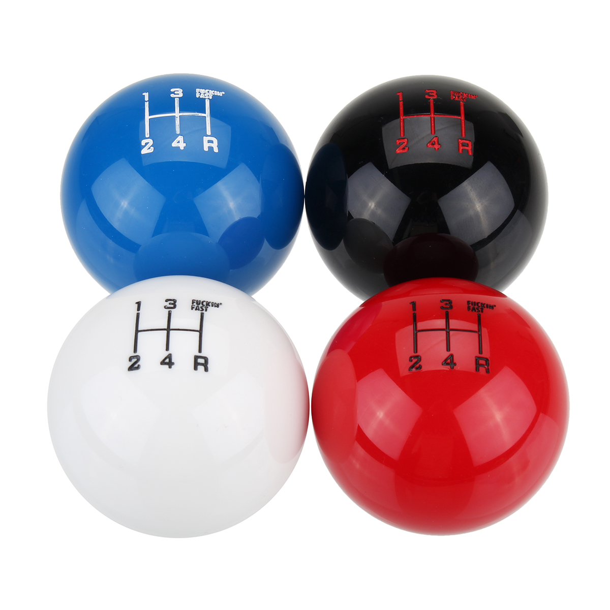 Universal-Car-5-Manual-Speed-Round-Ball-Gear-Shift-Knob-Lever--M10-X-15-Thread-1260750