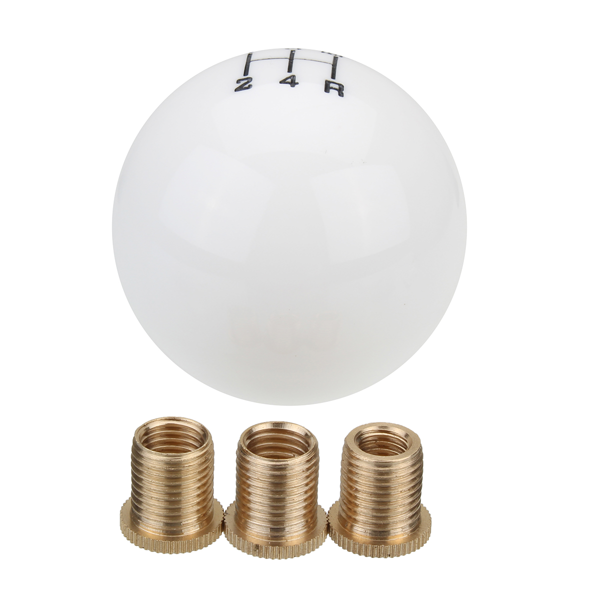 Universal-Car-5-Manual-Speed-Round-Ball-Gear-Shift-Knob-Lever--M10-X-15-Thread-1260750