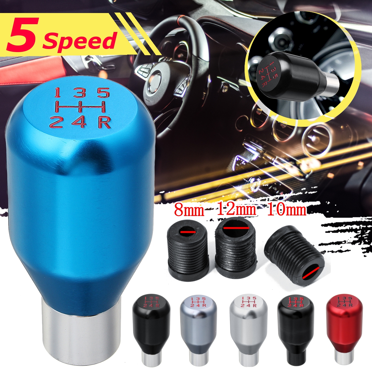 Universal-Car-5-Speed-Aluminum-Alloy-Gear-Shift-Knob-With-8mm10mm12mm-Adapter-1633714