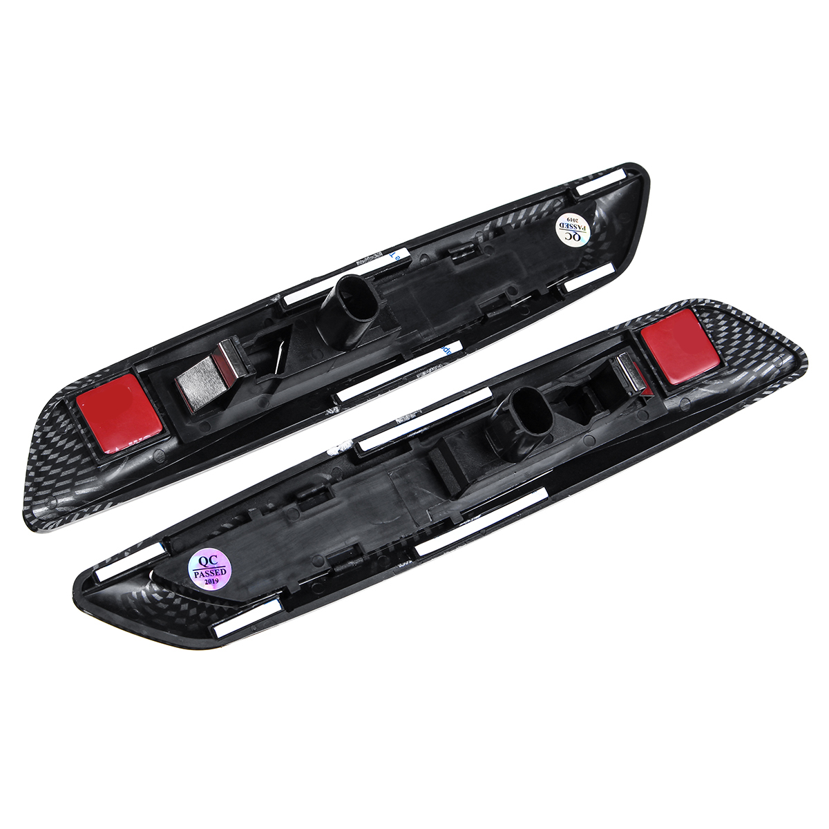 1-Pair-Amber-LED-Side-Marker-Light-Turn-Signal-Carbon-BlackClear-For-BMW-E60-E61-E90-E91-E81-E82-E87-1811928