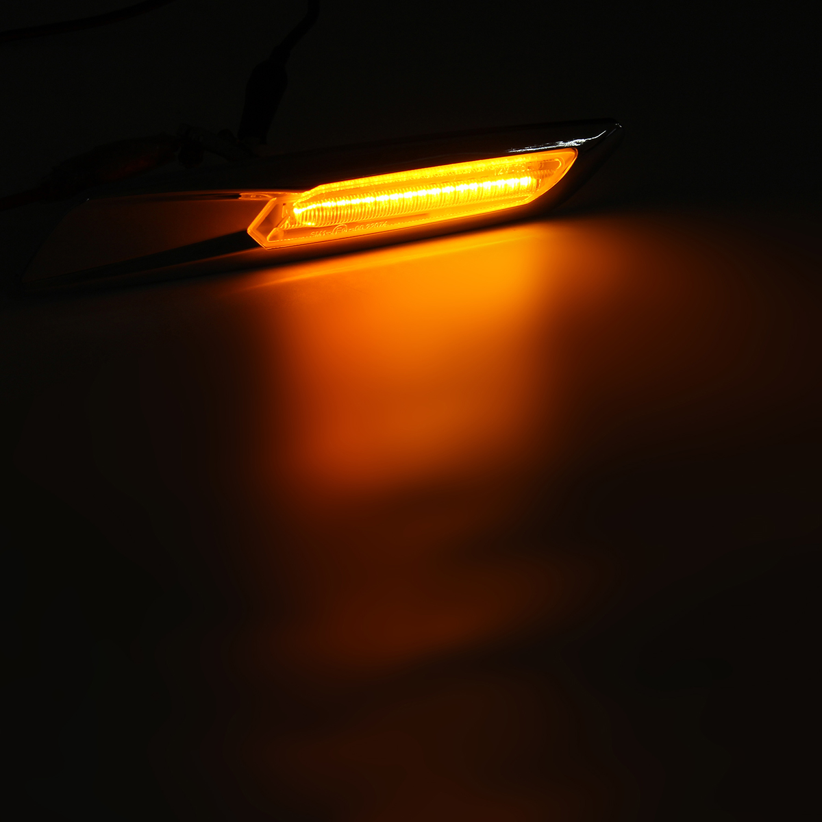 1-Pair-Amber-Side-Marker-Light-ChromeSmokeChromeClear-For-BMW-E60-E61-E81-E82-E88-E90-E91-E92-E93-1811933