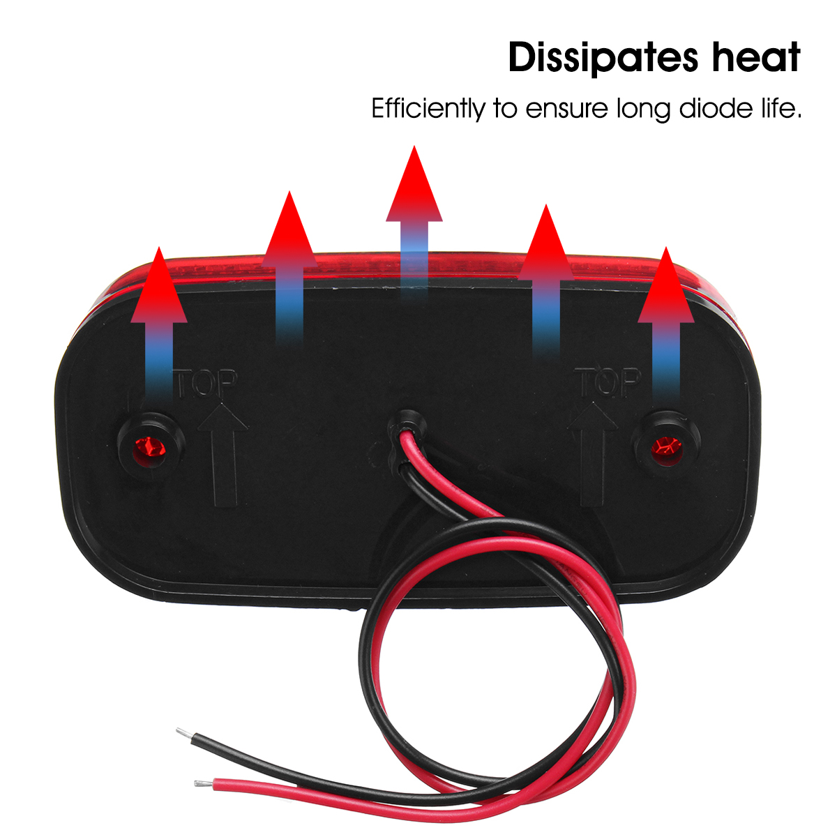 12-24V-LED-Oblong-Side-Marker-Lights-Car-Caravan-RV-Clearance-Indicator-Lamp-Red-1637989