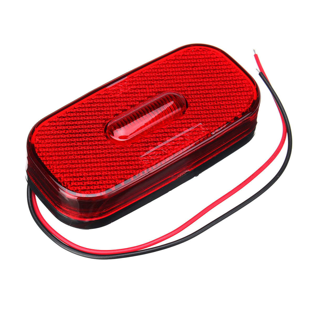 12-24V-LED-Oblong-Side-Marker-Lights-Car-Caravan-RV-Clearance-Indicator-Lamp-Red-1637989
