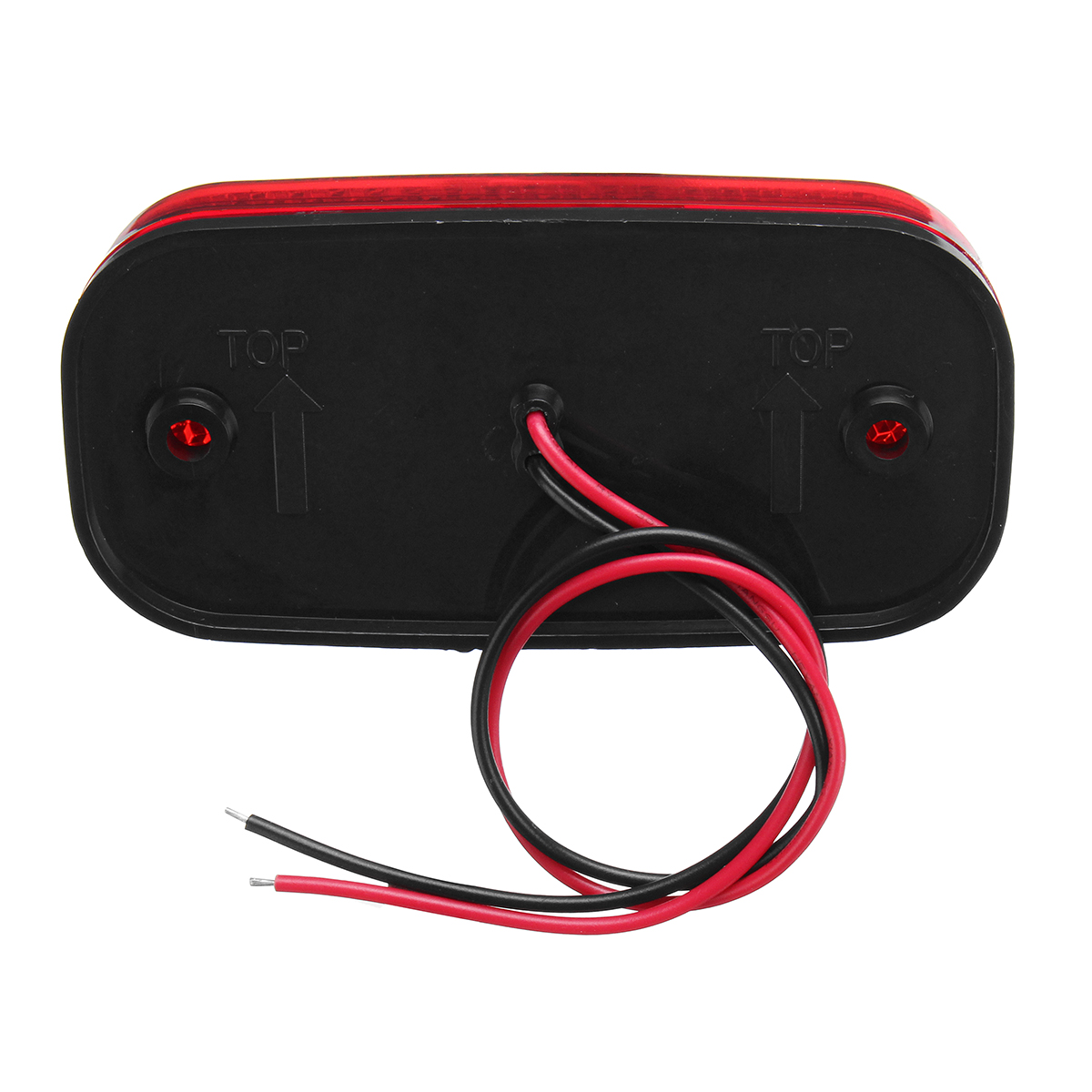12-24V-LED-Oblong-Side-Marker-Lights-Car-Caravan-RV-Clearance-Indicator-Lamp-Red-1637989