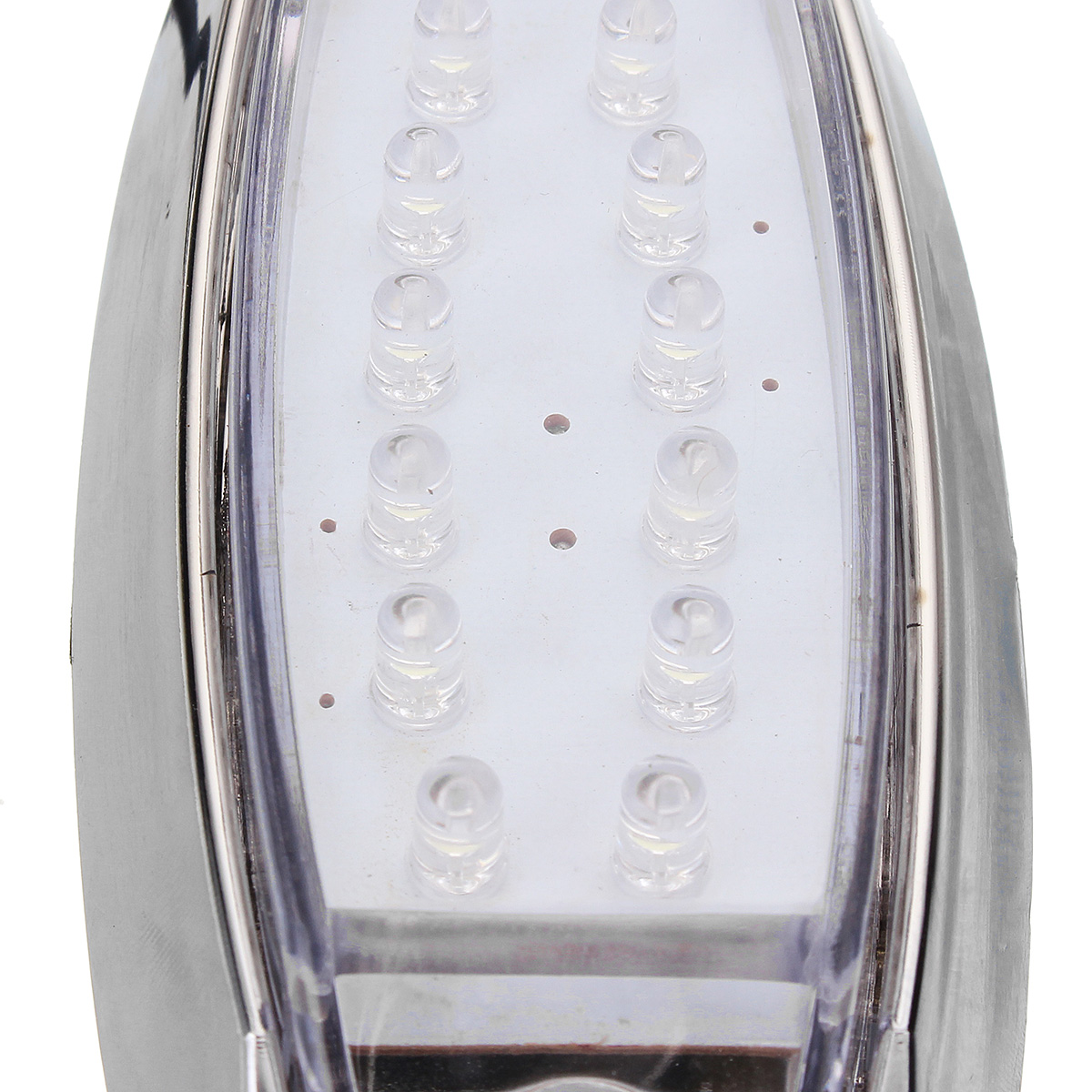 12V-12-LED-Side-Marker-Marker-Lights-RedYellowWhite-for-Truck-Chassis-Caravan-Trailer-1624898