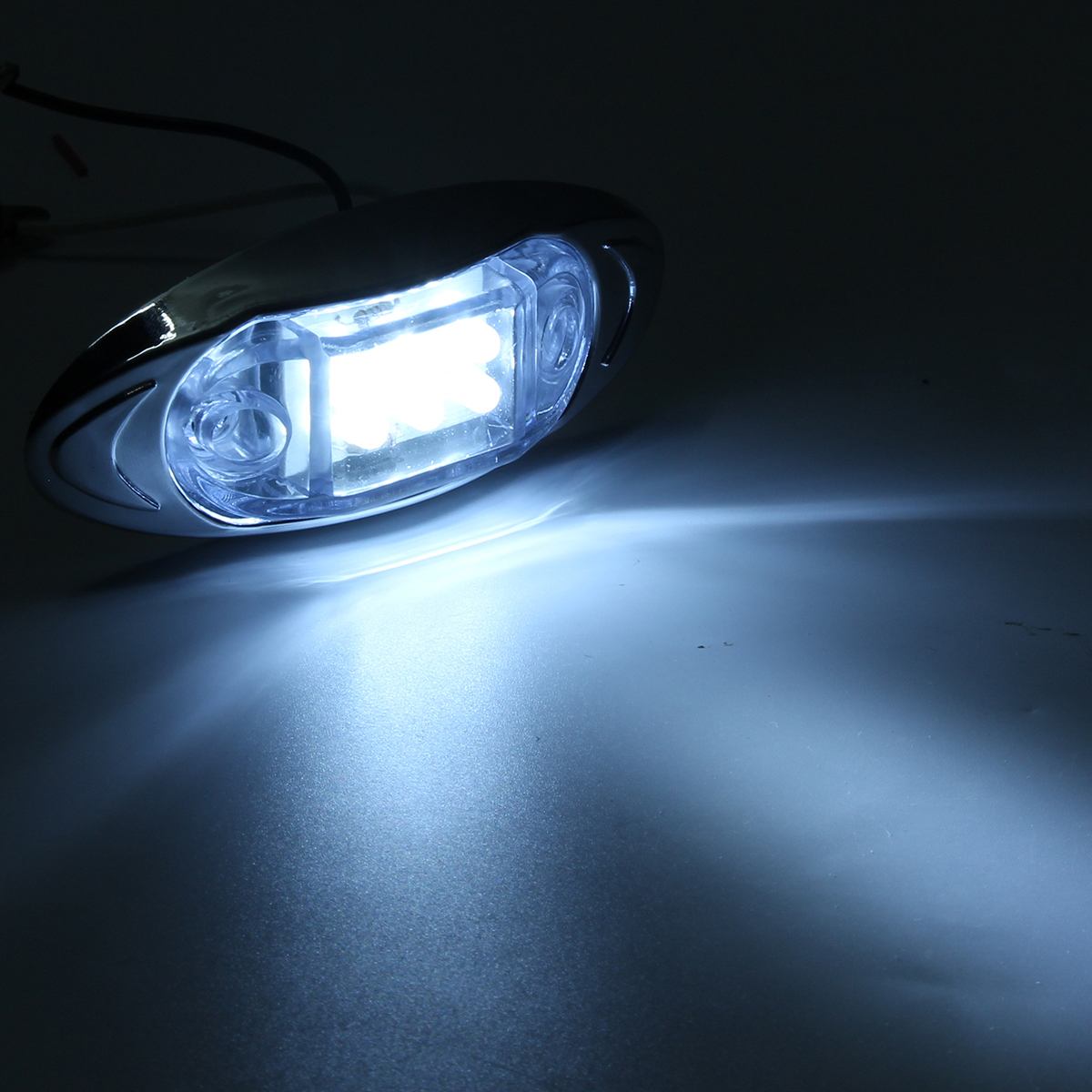 12V-12-LED-Side-Marker-Marker-Lights-RedYellowWhite-for-Truck-Chassis-Caravan-Trailer-1624898