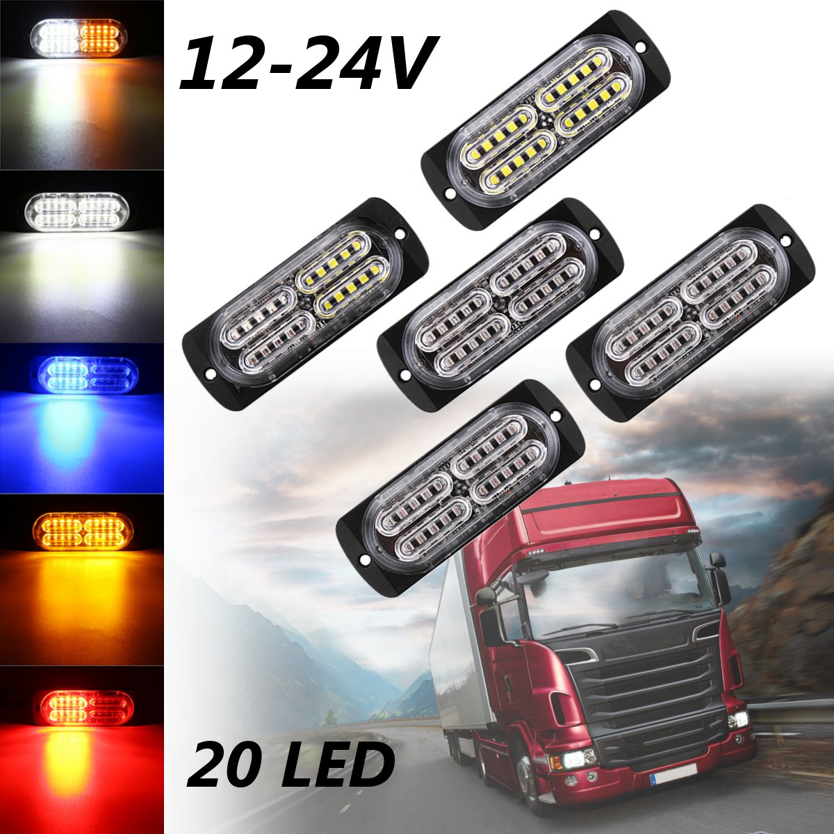 12V-24V-20-LED-Car-Side-Marker-Lights-Indicator-Signal-Strobe-Lamp-Universal-for-Truck-Trailer-1370937