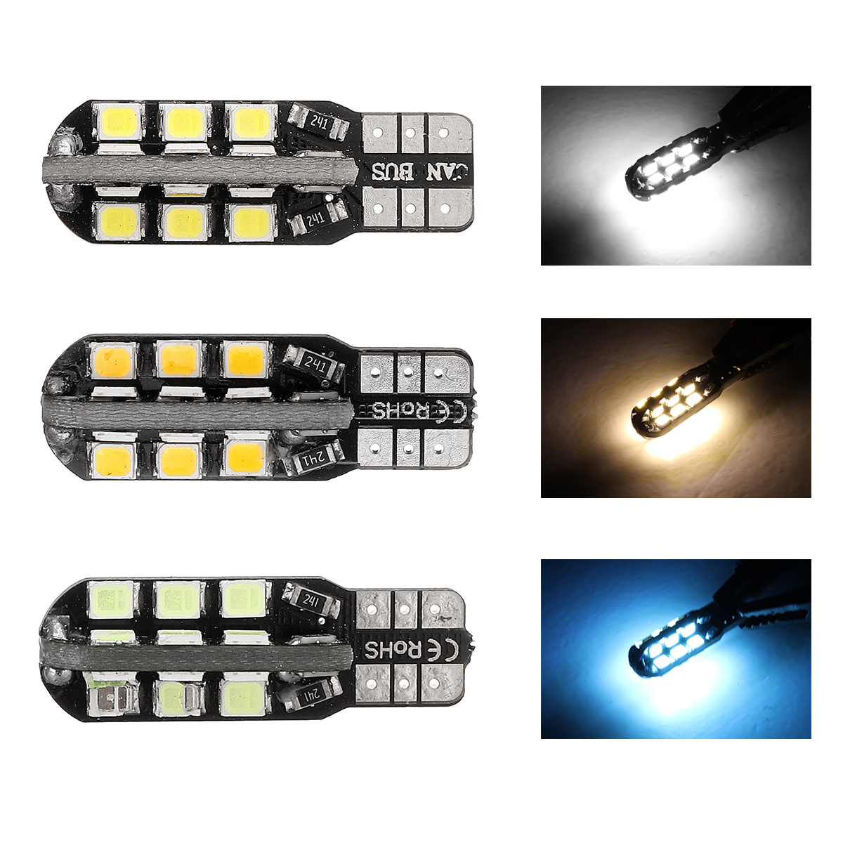 1Pcs-T10-W5W-501-LED-Car-Wedge-Side-Marker-Lights-License-Plate-Bulbs-Canbus-Error-Free-1055988