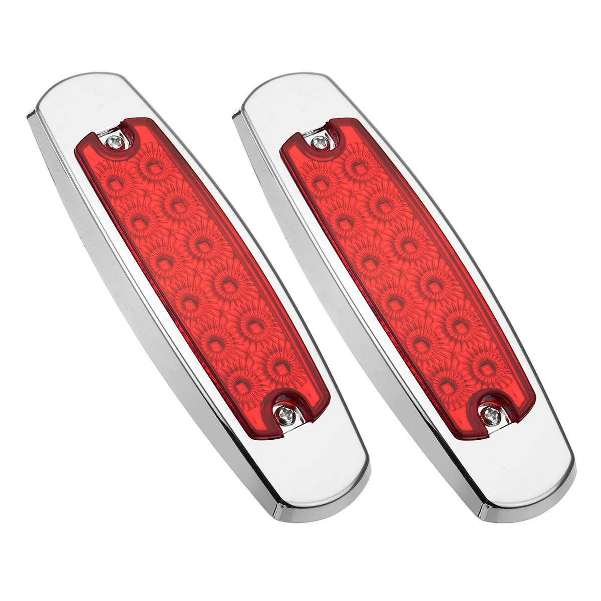 2PCS-12-LED-Side-Marker-Clearance-Light-Sealed-Flood-Fish-Shape-for-Truck-Trailer-RV-12-24V-1330297