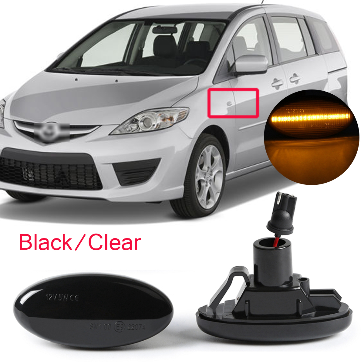 2PCS-Dynamic-Flowing-LED-Side-Marker-Light-Repeater-For-Mazda-6-5-3-2-BT-50-MPV-II-1720161