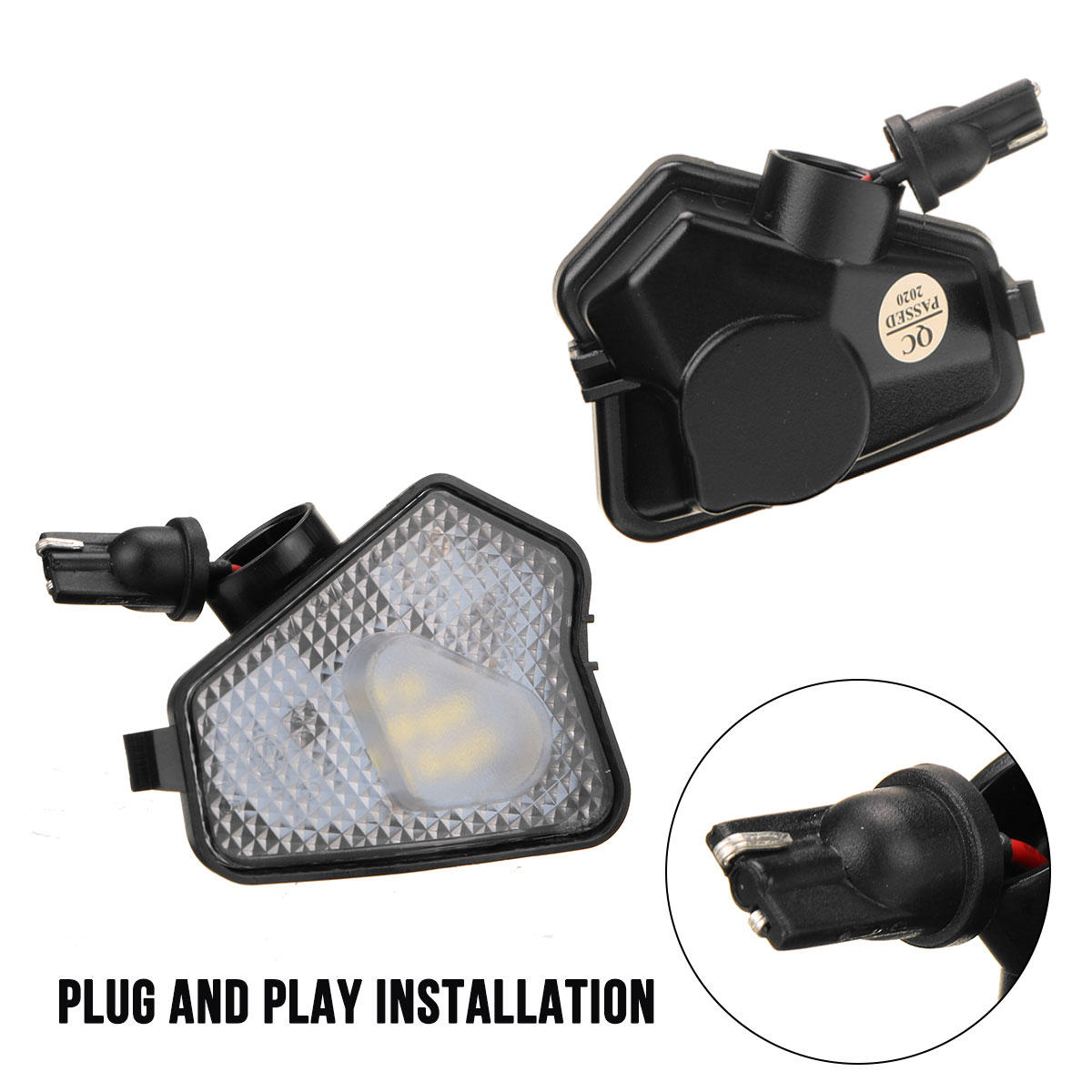 2PCS-LED-Pathway-Light-Under-Side-Mirror-Lamp-For-Mercedes-Benz-W204-W212-W176-1812728