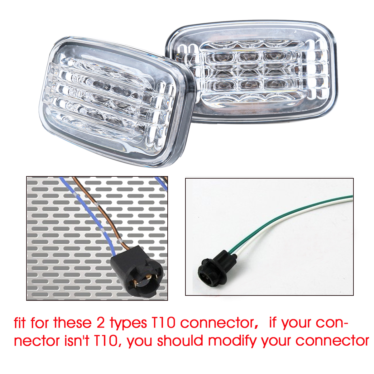 2PCS-LED-Side-Marker-Turn-Signal-Light-For-Toyota-Land-Cruiser-70-80-100-AU-1720158
