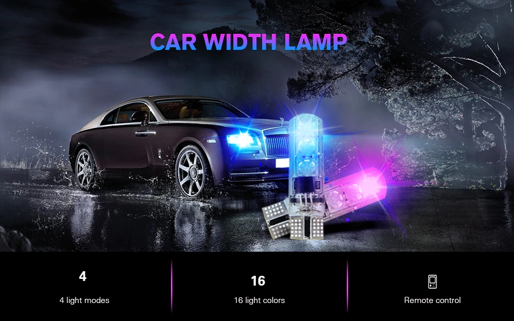 2PCS-T10-RGB-6SMD-LED-Car-Side-Marker-Lights-Dome-Reading-Lights-Lamp-Bulb-with-Remote-Control-1329852