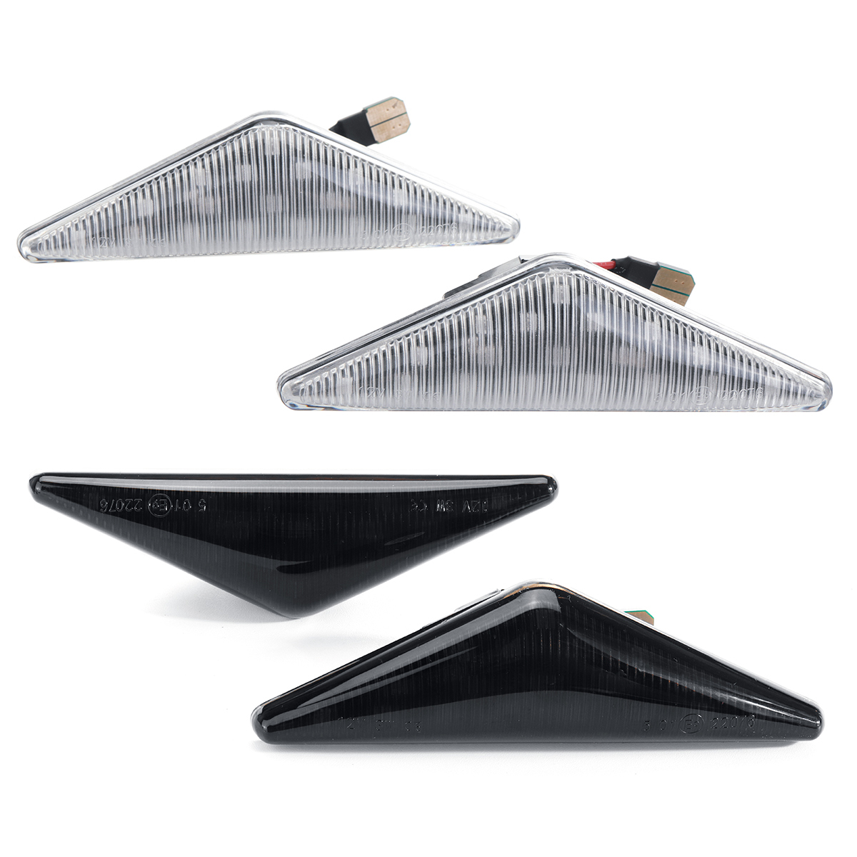 2Pcs-Car-Side-Indicators-Singanl-Lights-Turn-Lamps-Clear-Black-For-Ford-FocusMondeo-1685773