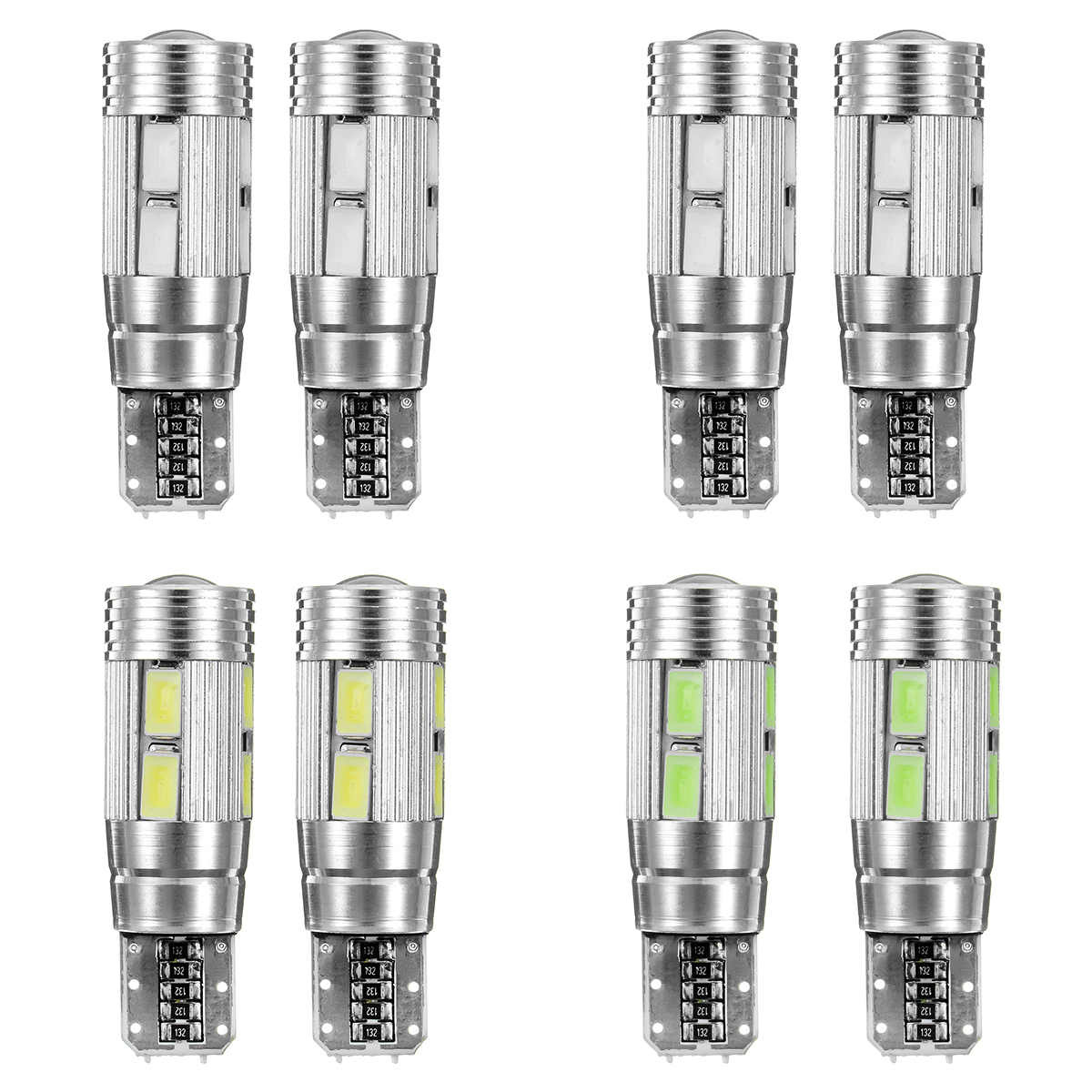 2Pcs-T10-W5W-LED-Wedge-Car-Side-Marker-Lights-Bulb-Lamp-with-Lens-5W-450LM-DC12V-1359195