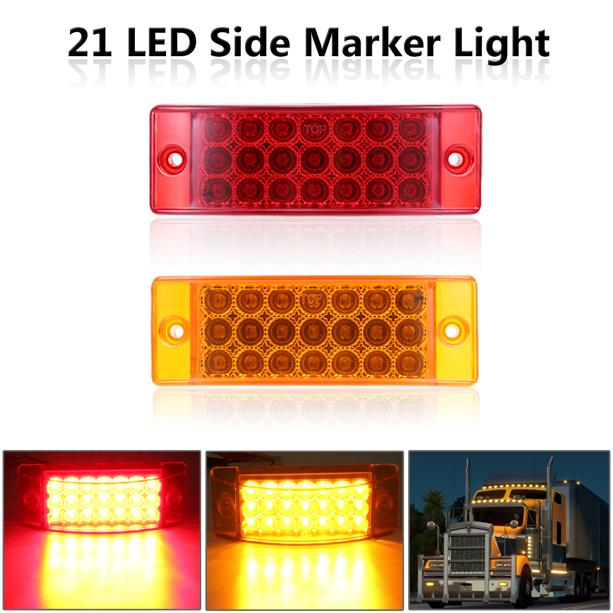 6Inch-12V-2W-02A-21LED-Car-Rectangle-Side-Marker-Lights-Indicator-Lamp-for-Truck-Trailer-1318454